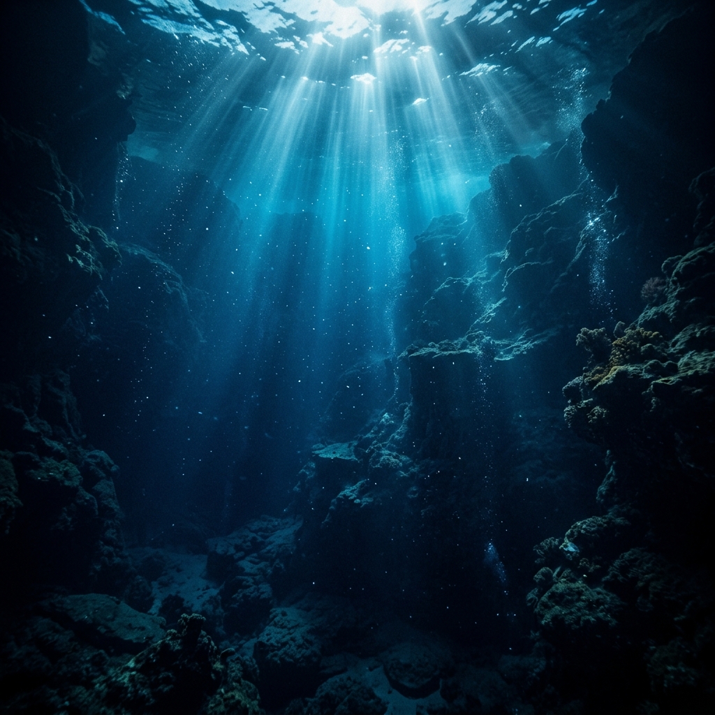 Deep sea background